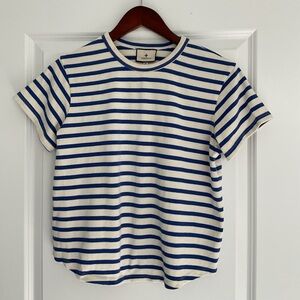 Tuckernuck Parker blue stripe women’s XS tee